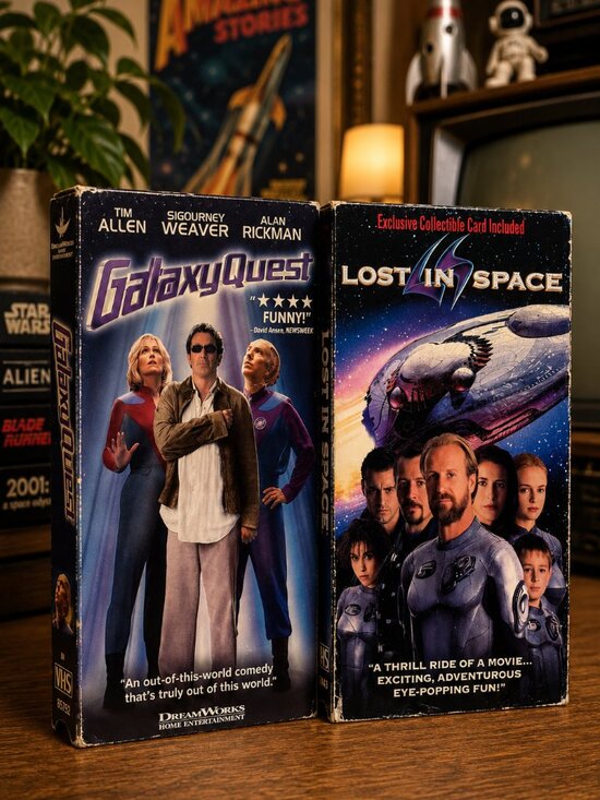 Other - Sci-Fi VHS Lot | Galaxy Quest & Lost In Space | DreamWorks + New Line | 90s Spac